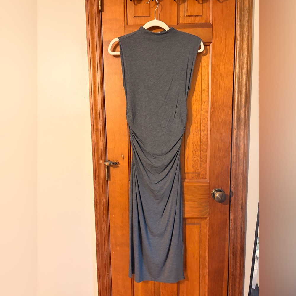 H&M Sleeveless draped bodycon dress
